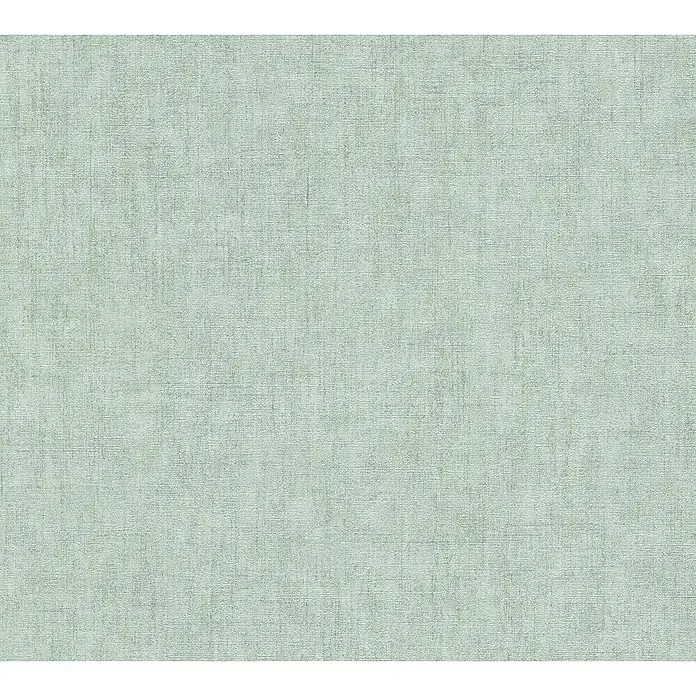 A.S. Création Cosmoliving by Cosmopolitan Vliestapete - Türkisgrün, Uni, 10,05 x 0,53 m - Feine, hellgrüne Leinenstruktur, ideal für Hintergründe und Textilien. Die dezente Webart verleiht eine natürliche und beruhigende Optik.