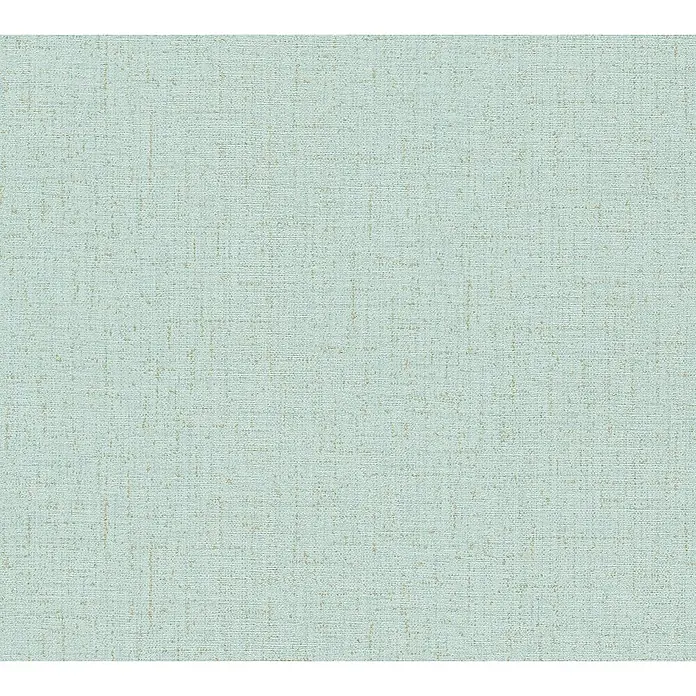 A.S. Création Cosmoliving by Cosmopolitan Vliestapete - Türkis meliert, Uni, 10,05 x 0,53 m - Feiner, hellblauer Stoff mit dezenter Textur für vielseitige Anwendungen in Design und Handwerk. Ideal für kreative Projekte.