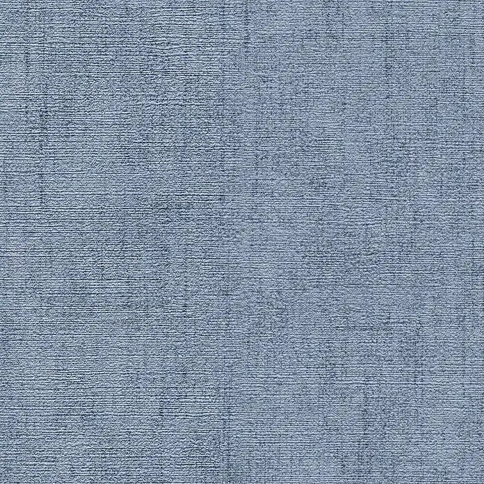 A.S. Création Cosmoliving by Cosmopolitan Vliestapete - Mittelblau, Uni, 10,05 x 0,53 m - Blaue Textiltapete mit feiner, horizontaler Struktur für Wandgestaltung mit natürlichem Look und wohnlicher Atmosphäre.
