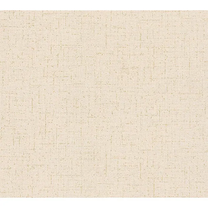 A.S. Création Cosmoliving by Cosmopolitan Vliestapete - Mittelbeige, Uni, 10,05 x 0,53 m - Beige Stofftapete mit subtilem Webmuster, ideal für Wohn- und Schlafräume. Schafft eine warme, einladende Atmosphäre.