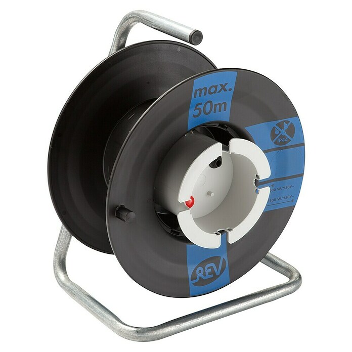 Lege kabelhaspel (4 standen, 3.500 W, Geschikt voor: Kabel tot 40 m)