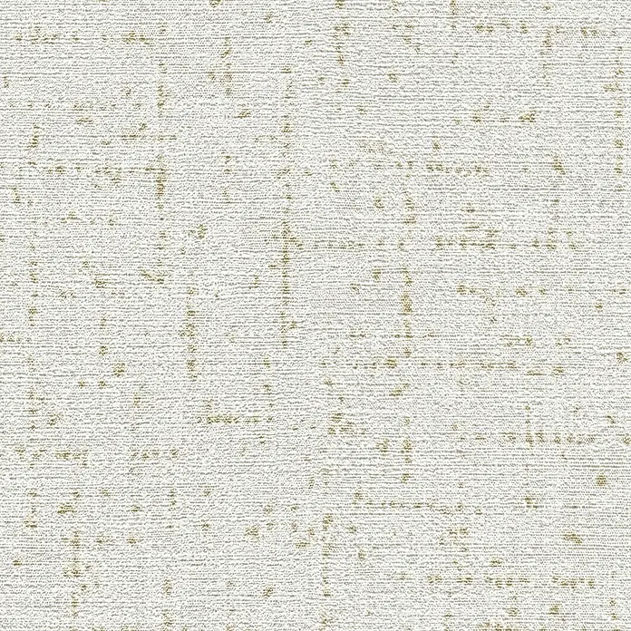 A.S. Création Cosmoliving by Cosmopolitan Vliestapete - Hellgrau, Uni, 10,05 x 0,53 m - Nahaufnahme eines strukturierten, cremefarbenen Teppichs mit subtilen goldenen Akzenten. Die Textur sorgt für Wärme und visuelles Interesse.