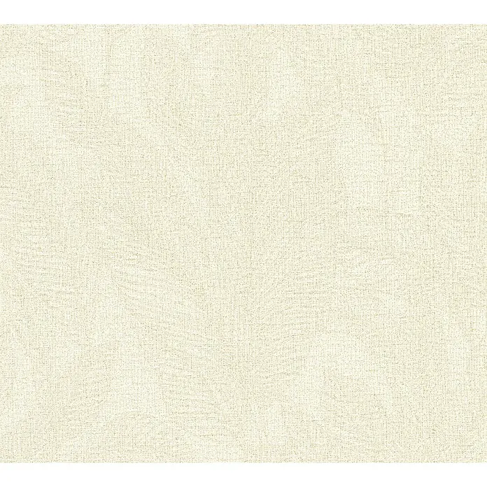 A.S. Création Cosmoliving by Cosmopolitan Vliestapete Blätter - Creme-Grau-Grün, Floral, 10,05 x 0,53 m - Feiner, cremefarbener Stoff mit dezenter Textur, ideal für Möbelbezüge und Vorhänge. Das gleichmäßige Muster verleiht eine elegante Note.