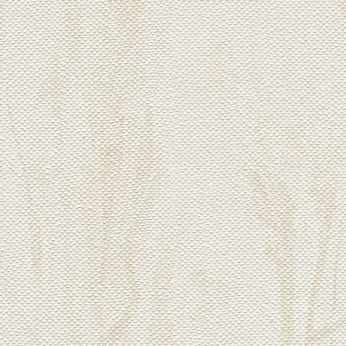 A.S. Création Hygge 3 Vliestapete Floral - Beige-Creme, Floral, 10,05 x 0,53 m - Detailaufnahme eines strukturierten, cremefarbenen Stoffes, der eine feine, fast schuppenartige Textur aufweist und für Polster oder Bezüge geeignet ist.