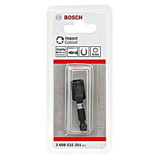 Bosch Inserto para llaves de vaso Impact Control (Ancho de llave: 8 mm, Tamaño de accionamiento: ¼'' hexágono exterior)