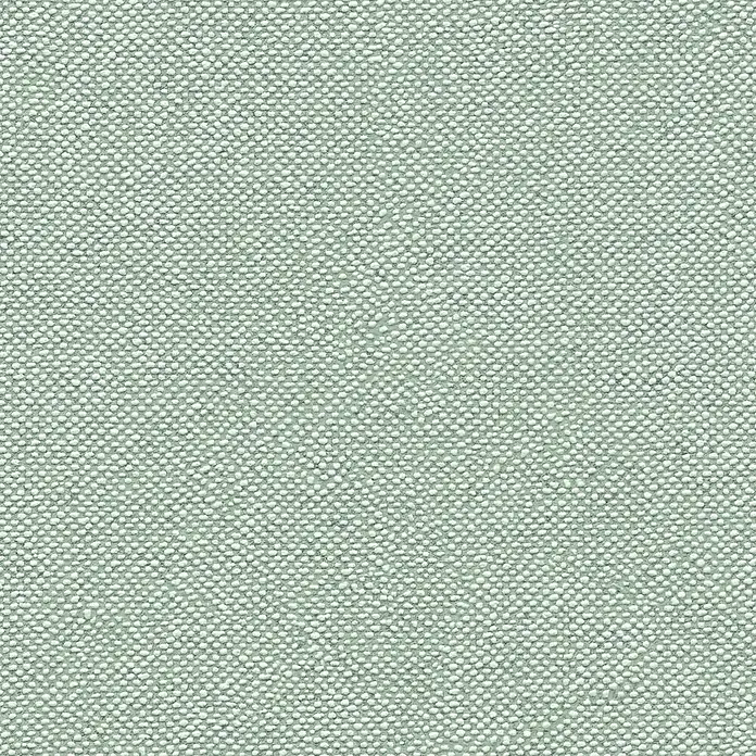 A.S. Création Hygge 3 Vliestapete - Mittelgrün, Uni, 10,05 x 0,53 m - Strukturierter Stoff in einem sanften Grünton, ideal für Polsterarbeiten oder dekorative Heimtextilien, die eine natürliche Note verleihen.