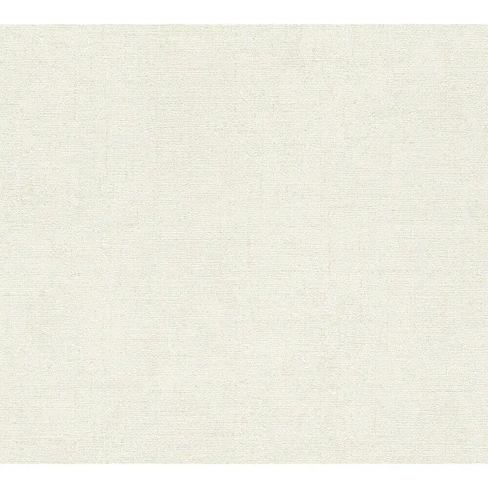 A.S. Création Cosmoliving by Cosmopolitan Vliestapete - Hellbeige, Uni, 10,05 x 0,53 m - Detailaufnahme einer strukturierten, cremefarbenen Textiltapete mit feiner Gewebestruktur für eine elegante Wandgestaltung im Wohnbereich.