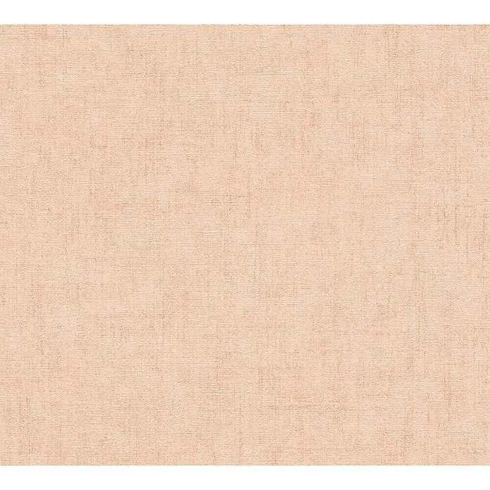 A.S. Création Cosmoliving by Cosmopolitan Vliestapete - Rosé, Uni, 10,05 x 0,53 m - Zartrosa Stofftextur mit feinen Webdetails, ideal für Hintergründe und Designprojekte, die eine subtile Eleganz suchen.