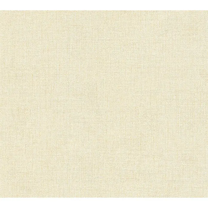 A.S. Création Cosmoliving by Cosmopolitan Vliestapete - Beige II, Uni, 10,05 x 0,53 m - Helles Leinenmuster mit feiner Textur, ideal für Hintergründe und Textildesign.