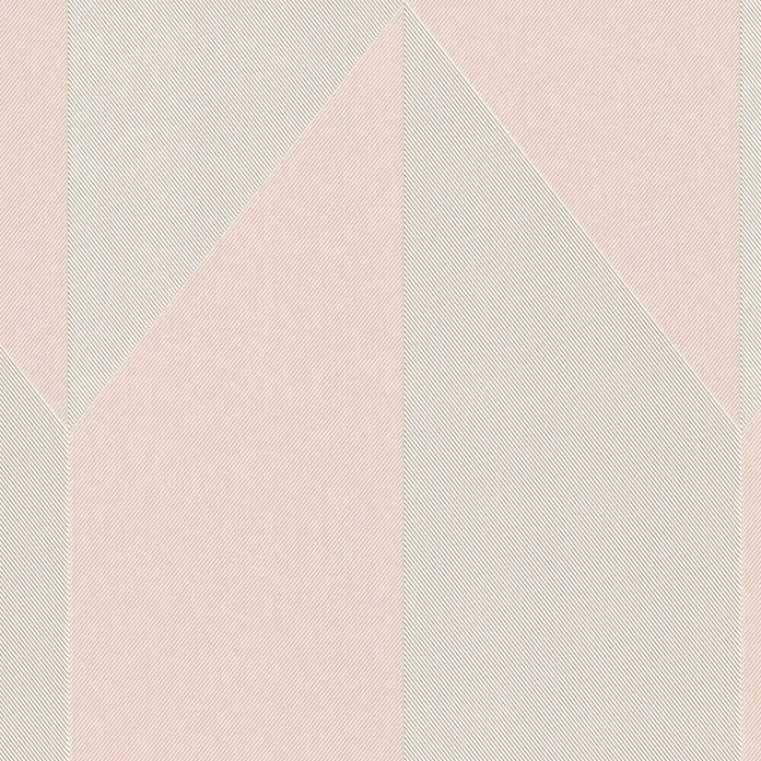 A.S. Création Cosmoliving by Cosmopolitan Vliestapete 3D-Grafik - Rosa-Metallic, Grafisch, 10,05 x 0,53 m - Elegante Tapete mit geometrischem Muster in sanften Farbtönen. Die feinen Linien erzeugen eine moderne und stilvolle Optik für jeden Raum.