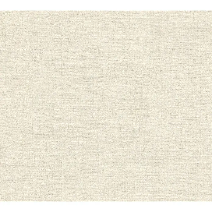 A.S. Création Cosmoliving by Cosmopolitan Vliestapete - Beige I, Uni, 10,05 x 0,53 m - Feine Leinenstruktur in sanftem Cremeweiß. Die gleichmäßige Textur verleiht dem Stoff eine dezente Eleganz, ideal für hochwertige Textilprojekte.
