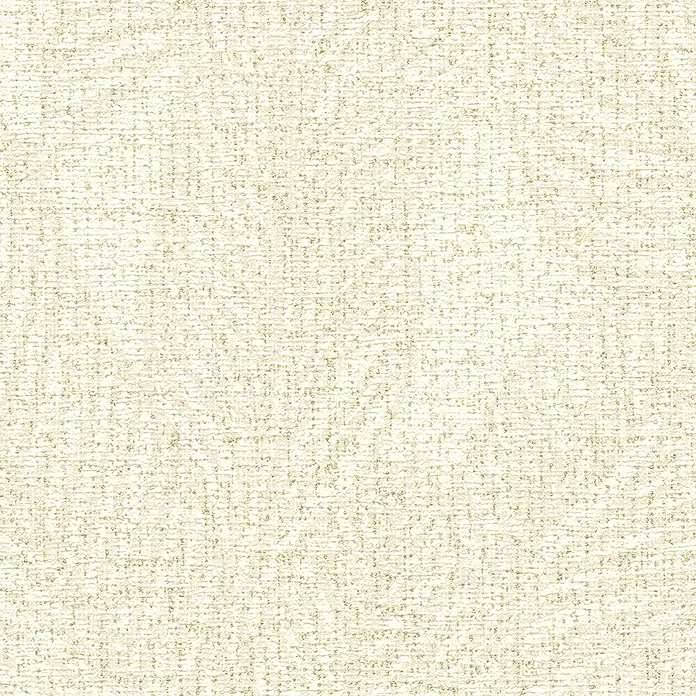 A.S. Création Cosmoliving by Cosmopolitan Vliestapete Blätter - Creme-Grau-Grün, Floral, 10,05 x 0,53 m - Eine Nahaufnahme eines hellen, beigen Stoffes mit einer subtilen, gewebten Textur, ideal für Polsterarbeiten und Wandverkleidungen.
