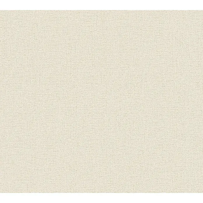 A.S. Création Cosmoliving by Cosmopolitan Vliestapete - Cremebeige, Uni, 10,05 x 0,53 m - Beige Textiltapete mit subtiler Webstruktur, ideal für ruhige, harmonische Raumgestaltung. Hochwertige Optik für ein stilvolles Ambiente.