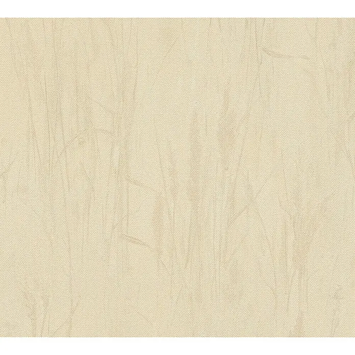 A.S. Création Hygge 3 Vliestapete Floral - Beige-Gelb, Floral, 10,05 x 0,53 m - Beige Stoffstruktur mit subtilen Falten und Webmuster, ideal für Hintergründe und Texturen in Designprojekten.