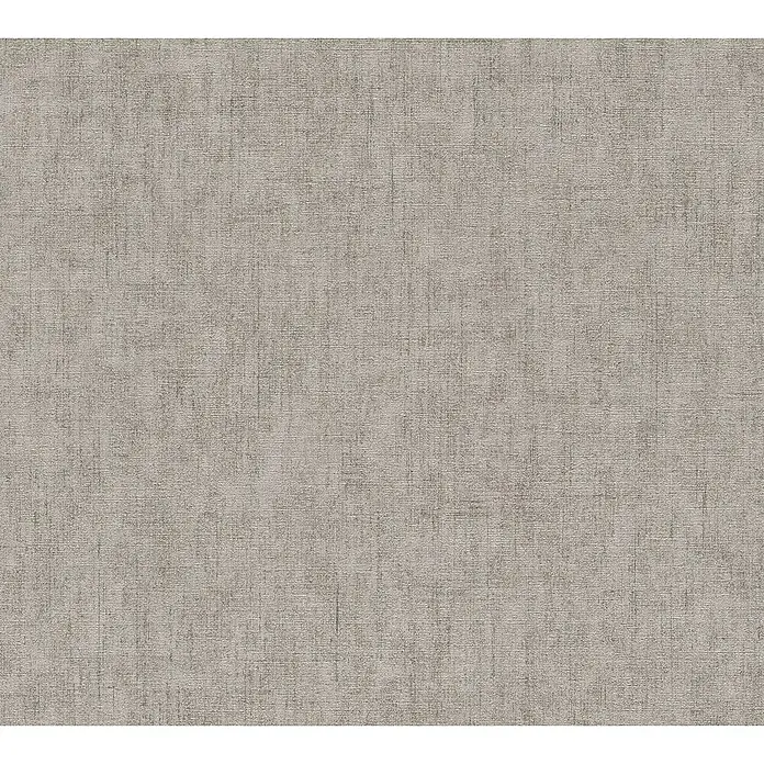A.S. Création Cosmoliving by Cosmopolitan Vliestapete - Grau, Uni, 10,05 x 0,53 m - Feine Leinwandstruktur in einem neutralen Grauton, ideal für Hintergründe oder Textildesigns. Die Oberfläche wirkt natürlich und elegant.