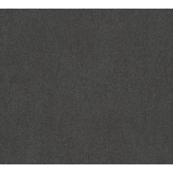 A.S. Création Hygge 3 Vliestapete - Schwarz, Uni, 10,05 x 0,53 m - Nahaufnahme eines eleganten, dunkelgrauen Stoffes mit feiner Webstruktur, ideal für hochwertige Bekleidung oder Polsterarbeiten.