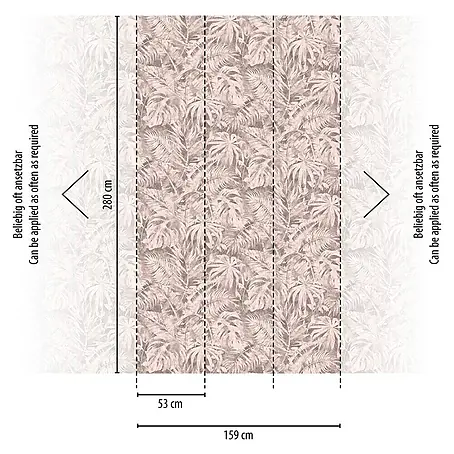 A.S. Création Cosmoliving by Cosmopolitan Fototapete Palme