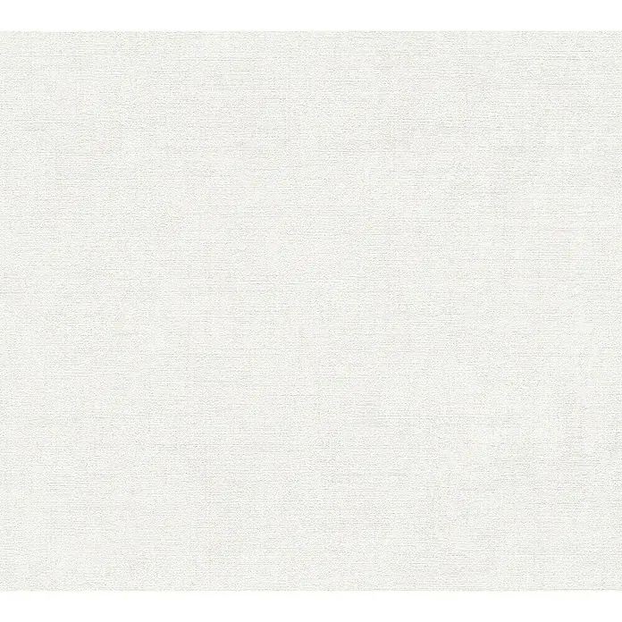 A.S. Création Cosmoliving by Cosmopolitan Vliestapete - Weiß, Uni, 10,05 x 0,53 m - Weißer Stoffhintergrund mit feiner Textur, ideal für vielseitige Designprojekte und Präsentationen. Erzeugt einen sauberen, neutralen Look.