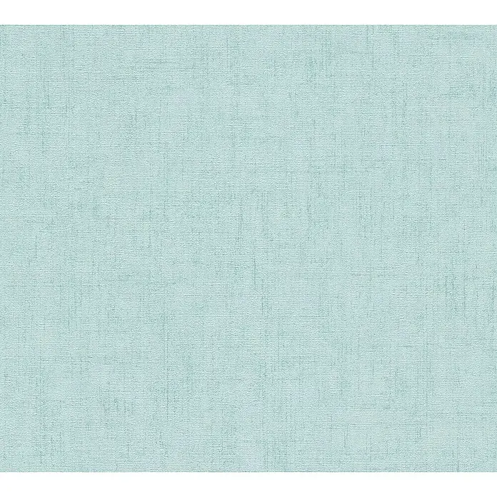 A.S. Création Cosmoliving by Cosmopolitan Vliestapete - Helles Blau, Uni, 10,05 x 0,53 m - Eine Nahaufnahme eines hellblauen Stoffhintergrunds mit dezenter Textur, ideal für vielfältige Designanwendungen und Projekte.