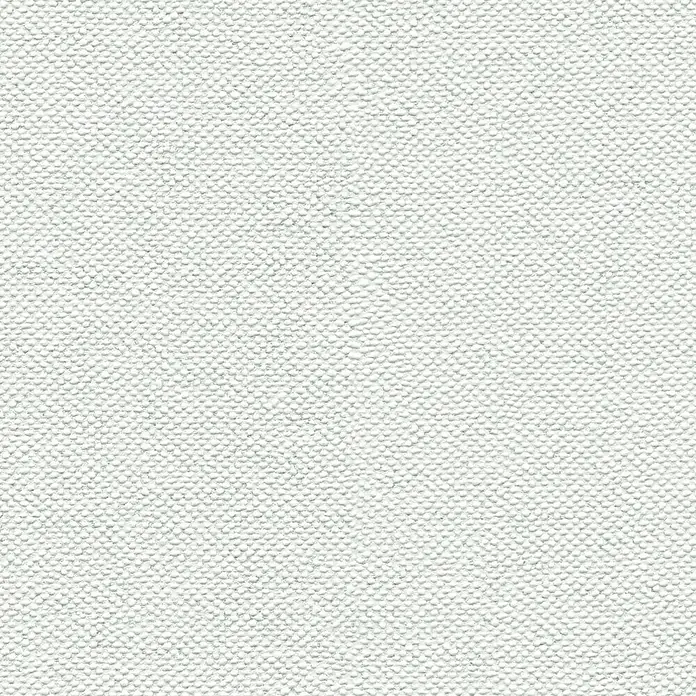 A.S. Création Hygge 3 Vliestapete - Offwhite, Uni, 10,05 x 0,53 m - Nahaufnahme eines weißen, strukturierten Stoffes, ideal für Hintergründe oder Textildesign.