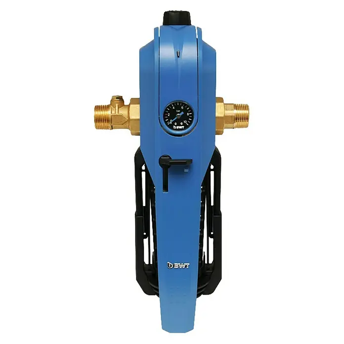 Einhebelfilter BWT E1 HWS - 1″ - BWT E1 Einhebelfilter mit Manometer und Rückspül-Automatik, ideal für sauberes Trinkwasser im Haushalt.