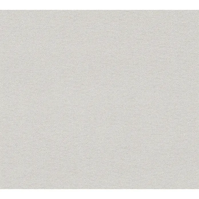 A.S. Création Hygge 3 Vliestapete - Greige, Uni, 10,05 x 0,53 m - Fein gewebte Textur in einem sanften Grau. Ideal für Hintergründe und Designelemente.