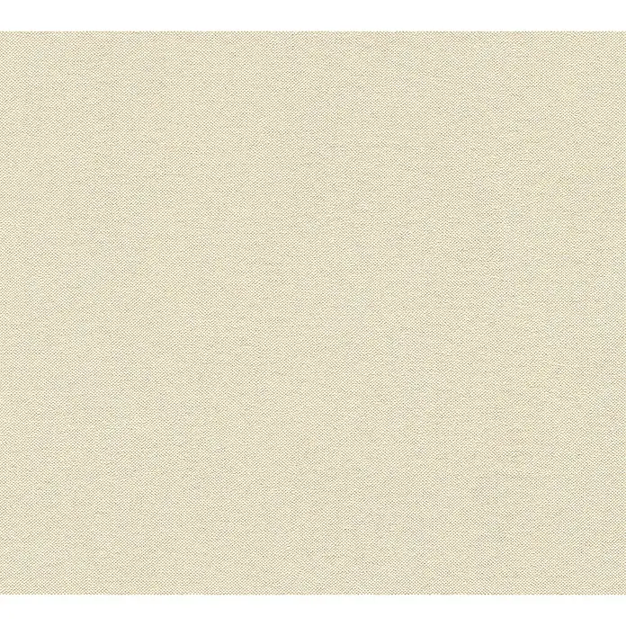 A.S. Création Hygge 3 Vliestapete - Beigecreme, Uni, 10,05 x 0,53 m - Beige Leinenstruktur für Textilien. Ideal für hochwertige Möbelbezüge, Vorhänge und Dekorationsstoffe. Natürliche Optik für Ihr Zuhause.