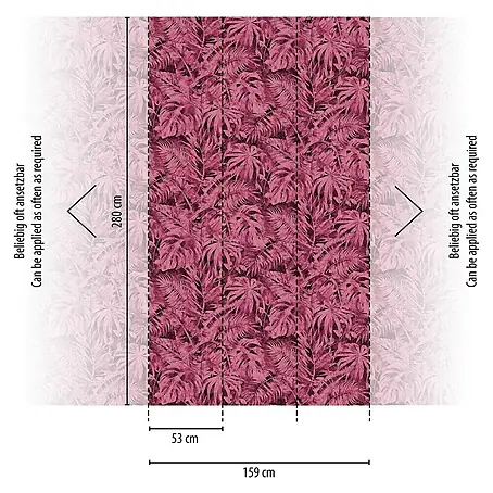 A.S. Création Cosmoliving by Cosmopolitan Fototapete Palme