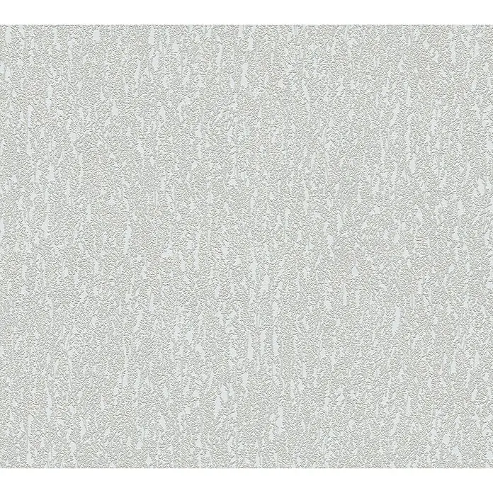 A.S. Création Hygge 3 Vliestapete Ranken - Grau, Floral, 10,05 x 0,53 m - Nahaufnahme einer Textiltapete mit subtiler, sich wiederholender Musterung für stilvolle Wandgestaltung.
