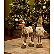 Gnomo de navidad Vaala (L x An x Al: 25 x 16 x 69 cm, Beige/Marrón, Textil) | BAUHAUS