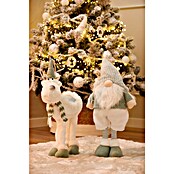 Gnomo de navidad Ingo (L x An x Al: 26 x 14 x 66 cm, Blanco/Gris, Textil) | BAUHAUS