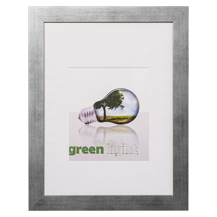Bilderrahmen Larissa (Silber, Holz, 13 x 18 cm) | BAUHAUS
