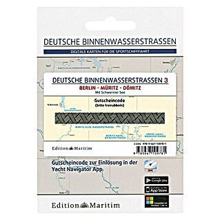 Digitale Sportbootkarte: Band 3 - Berlin - Müritz - Dömitz / Mit Schweriner See