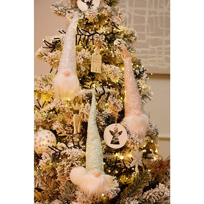 Adornos del árbol de Navidad Estrella (Plateado, Plástico, 1 ud., 2 x 10 x 10 cm) | BAUHAUS
