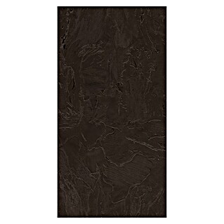 Bariperfil Protector de pared de cocina Backsplash (Black slate, 60 x 98 cm, Aluminio)