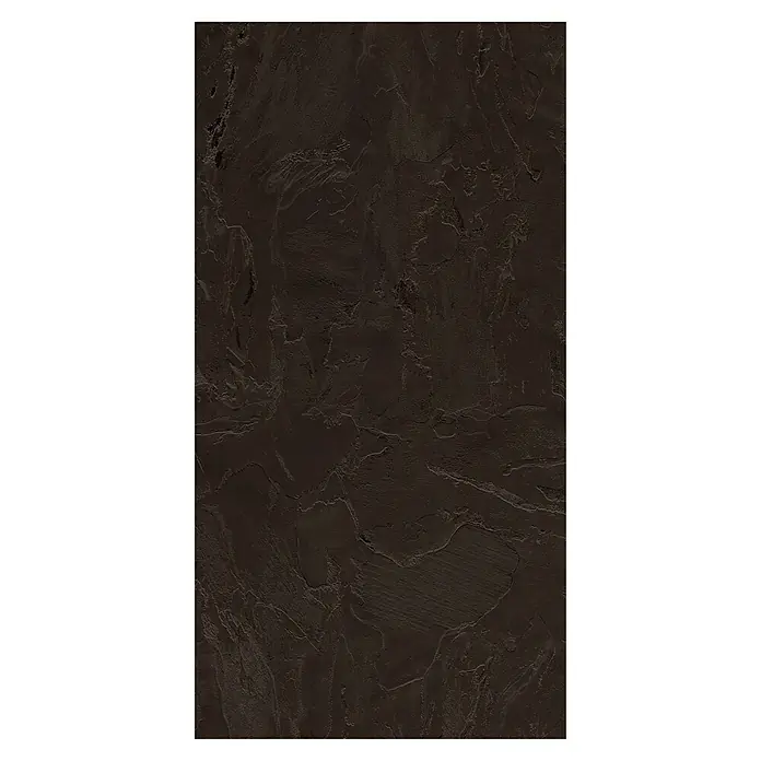 Bariperfil Protector de pared de cocina Backsplash - Black slate, 60 x 98 cm, Aluminio - Superficie oscura texturizada perfecta para proyectos de diseño moderno. La profundidad y la textura añaden un toque elegante a cualquier espacio.