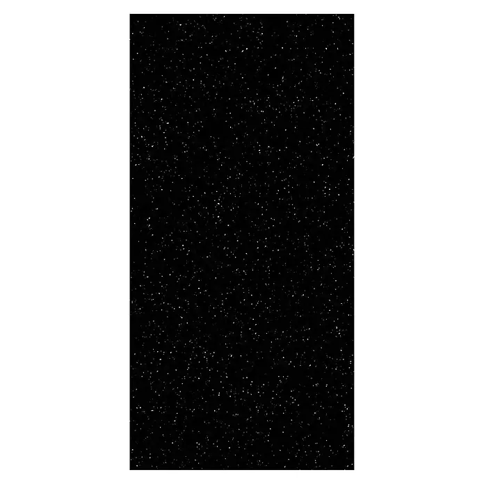 Bariperfil Protector de pared de cocina Backsplash - Andromeda black, 60 x 98 cm, Aluminio - Un paisaje celeste oscuro, densamente poblado de numerosas estrellas brillantes que sugieren una extensión pacífica e infinita.