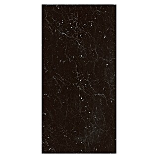 Bariperfil Protector de pared de cocina Backsplash (Black marble, 60 x 98 cm, Aluminio)