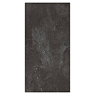 Bariperfil Protector de pared de cocina Backsplash (Black concrete, 60 x 98 cm, Aluminio)