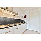 Bariperfil Protector de pared de cocina Backsplash (Galaxus black, 60 x 98 cm, Aluminio) | BAUHAUS