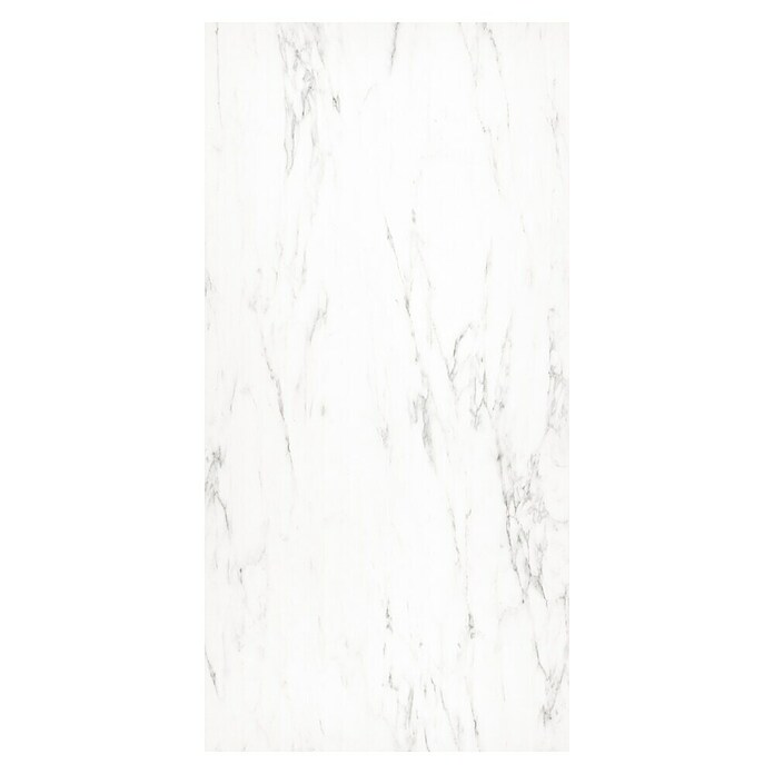 Bariperfil Protector de pared de cocina Backsplash (White marble, 60 x 98 cm, Aluminio) | BAUHAUS