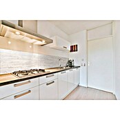 Bariperfil Protector de pared de cocina Backsplash (White oak, 60 x 98 cm, Aluminio) | BAUHAUS