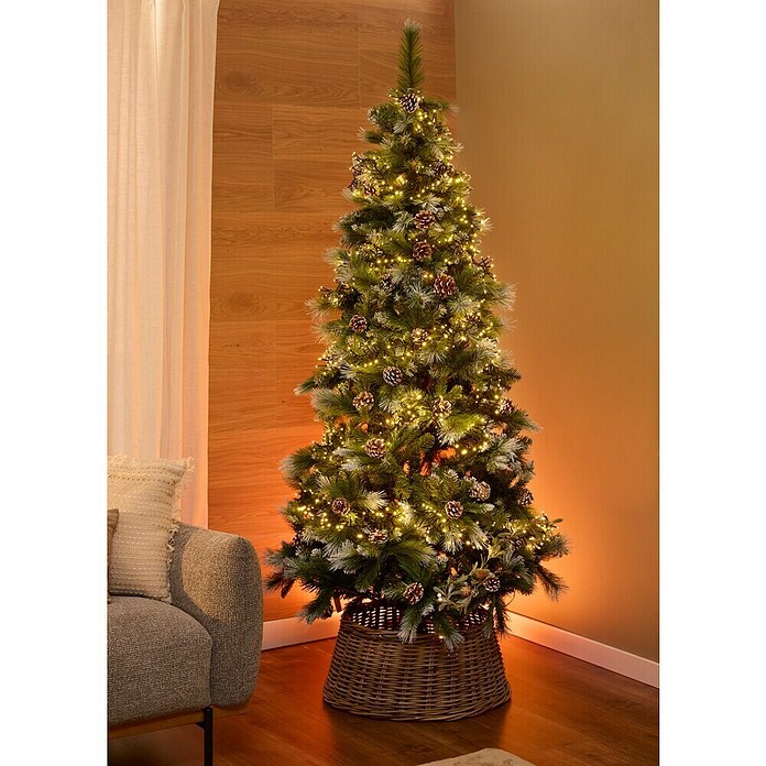 Cubre pie para árbol de Navidad (Marrón, Ø x Al: 70 x 28 cm) | BAUHAUS