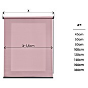 Estor enrollable Calm (An x Al: 120 x 250 cm, Malva, Unicolor) | BAUHAUS