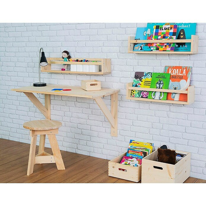 Astigarraga Especiero (L x An x Al: 15 x 60 x 15 cm, Madera de pino, Natural) | BAUHAUS