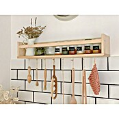 Astigarraga Especiero (L x An x Al: 15 x 60 x 15 cm, Madera de pino, Natural) | BAUHAUS