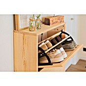 Astigarraga Aura Conjunto de muebles (2 pzs., Madera maciza y rafia, Natural) | BAUHAUS