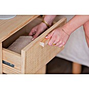 Astigarraga Aura Conjunto de muebles (5 pzs., Madera maciza y rafia, Natural) | BAUHAUS