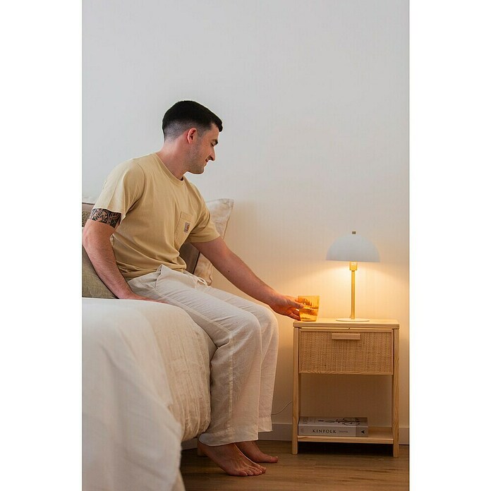 Astigarraga Aura Mesita de noche (L x An x Al: 25 x 40 x 50 cm, Natural, Número de cajones: 1 ud.) | BAUHAUS