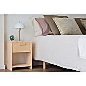 Astigarraga Aura Mesita de noche (L x An x Al: 25 x 40 x 50 cm, Natural, Número de cajones: 1 ud.) | BAUHAUS